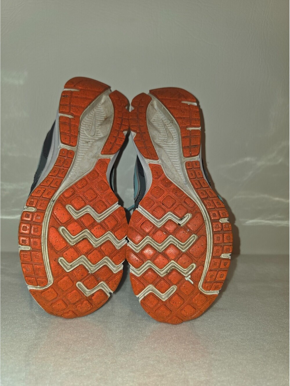 Nike Downshifter 6 Women's Running Shoes Gray Blue Orange Athletic Sneakers - Picture 4 of 7